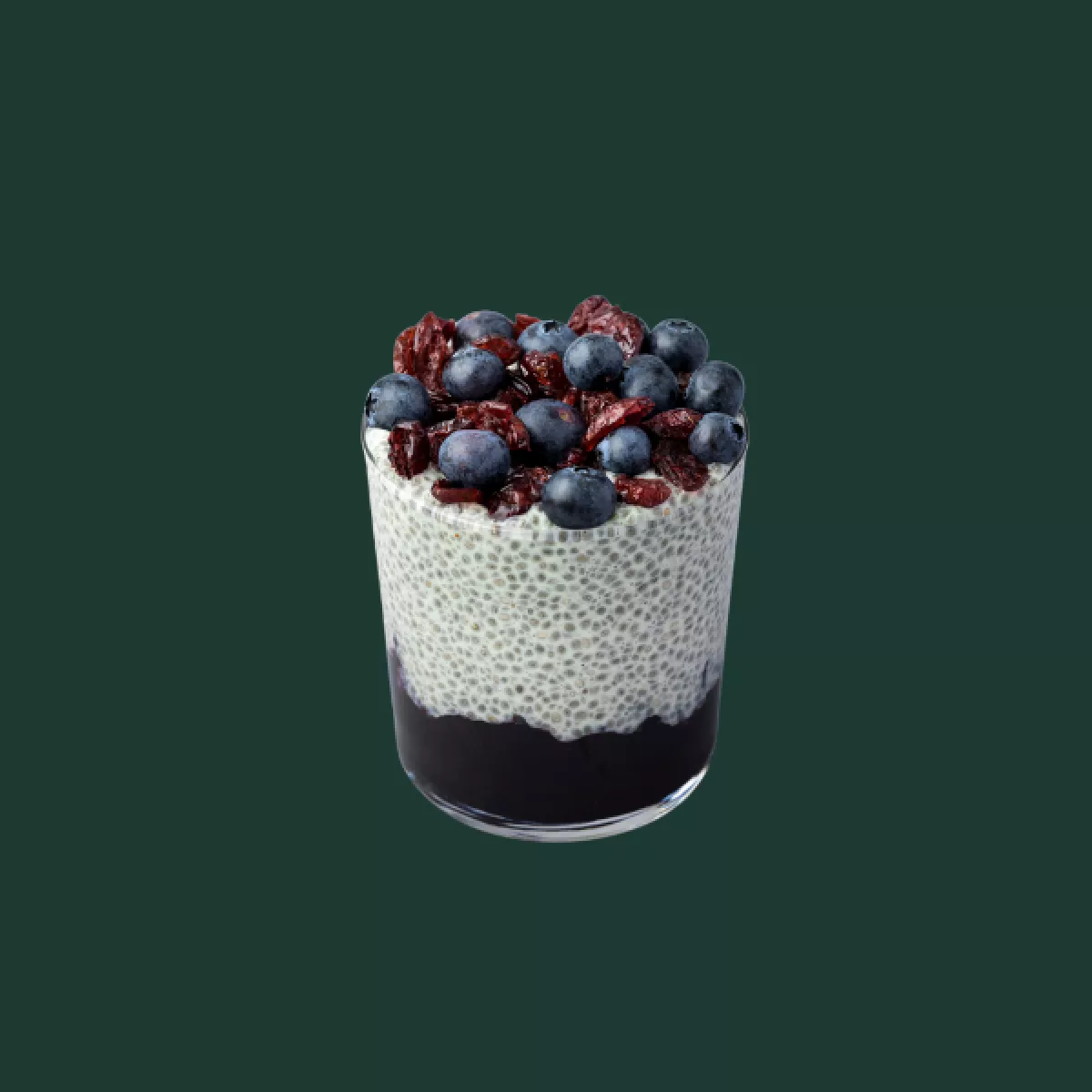 chiapudding blåbär och tranbär