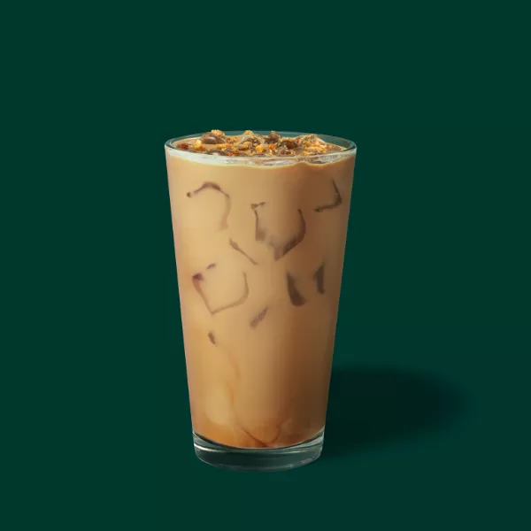 Iced Caramel Waffle Latte